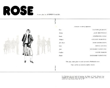 Rose at the Duke of York's Theatre, 1980