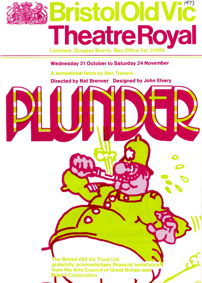 Bristol Old Vic Programme, October/November 1973