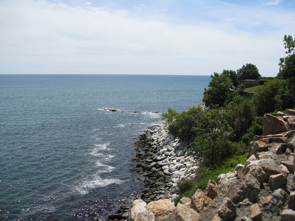 shoreline of Newport, Rhode Island