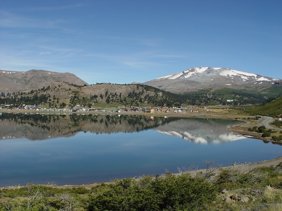 Caviahue lake, Patagonia, Neuqen. Land of dinosaurs