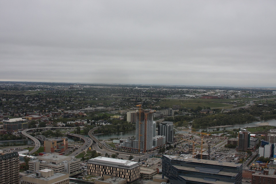 View of Downtown Calgary in Canada