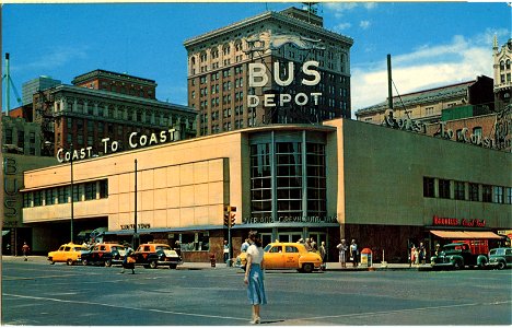 Overland Greyhound Bus Depot, Omaha, Nebraska