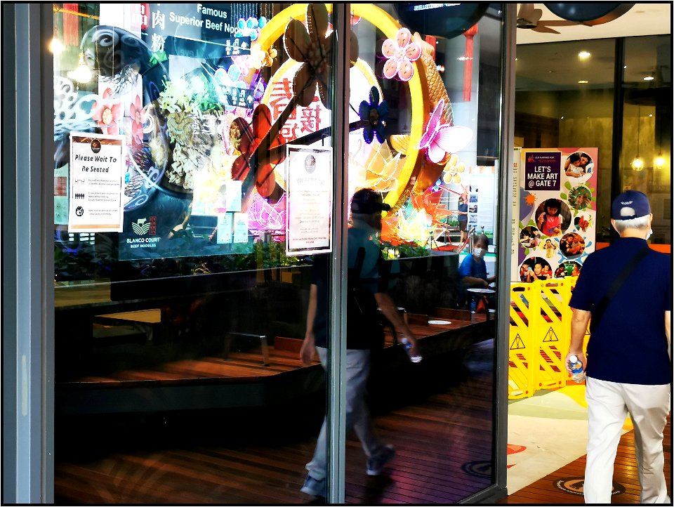 Shopping for CNY - at the mall for youngsters as they prefer the air con and trendy stuff