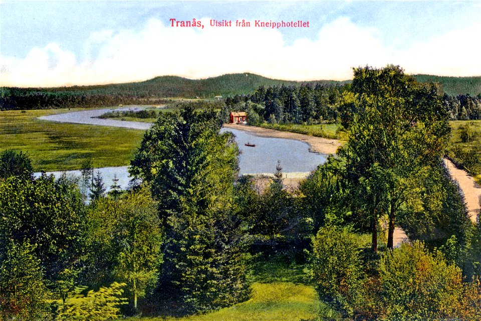 008 Utsikt från badhotelle 1918  (färgbild)