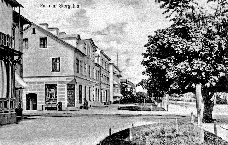 142 Parti av Storgatan, Falkgatan