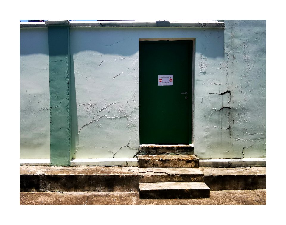 Green door