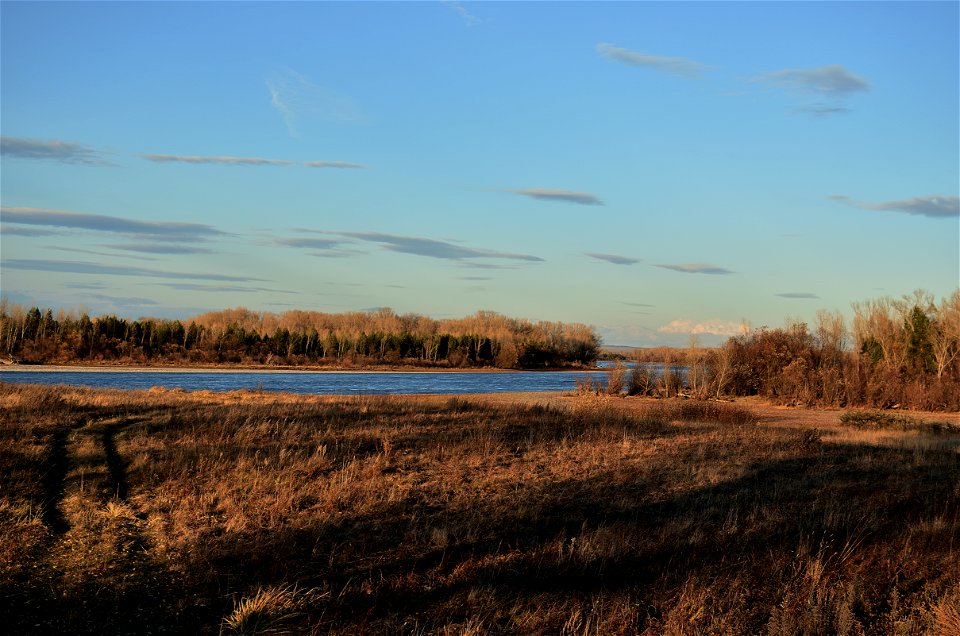 Autumn on the Yenisei River photo