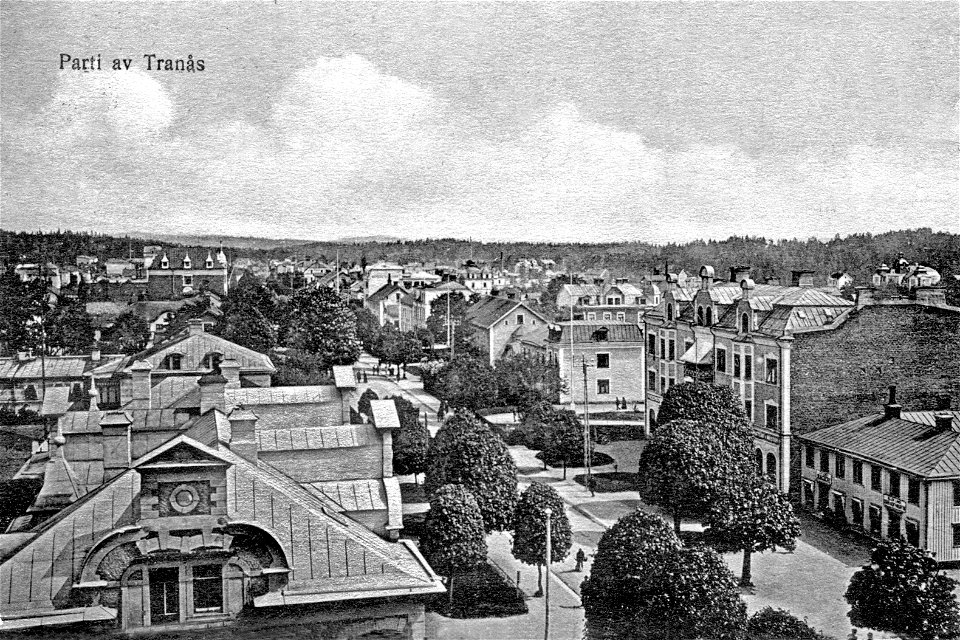 236 Storgatan (från takåsen på gamla Sparbanken) 1918
