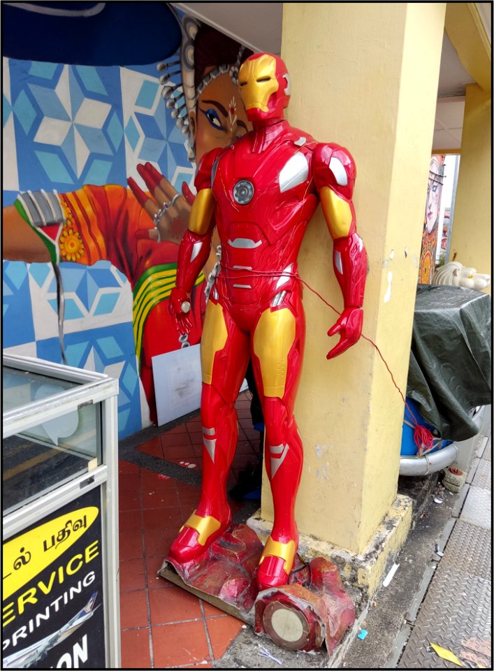 Little India: Ironman dropped by photo