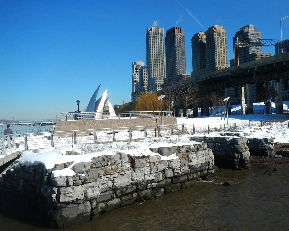Upper West Side skyline and Henry Hudson Highway
