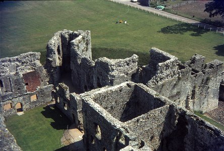 Portchester Castle, Hampshire, early 1970s photo