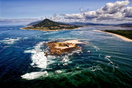 estuario miño monte sta tegra