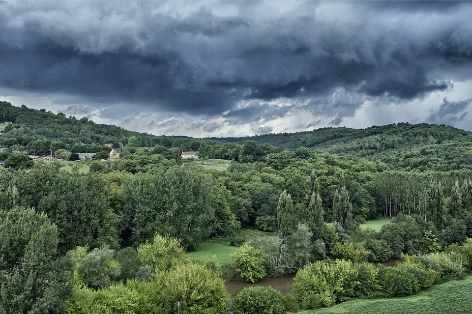 a beautiful view of Dordogne France