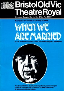 Bristol Old Vic Programme, February/March 1974