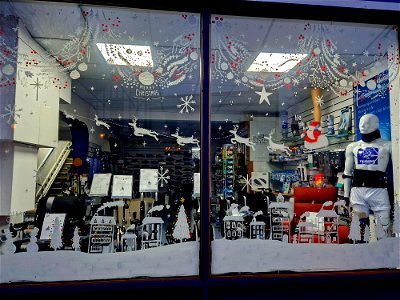 Prestige Healthcare, East Barnet, Christmas Window 2022