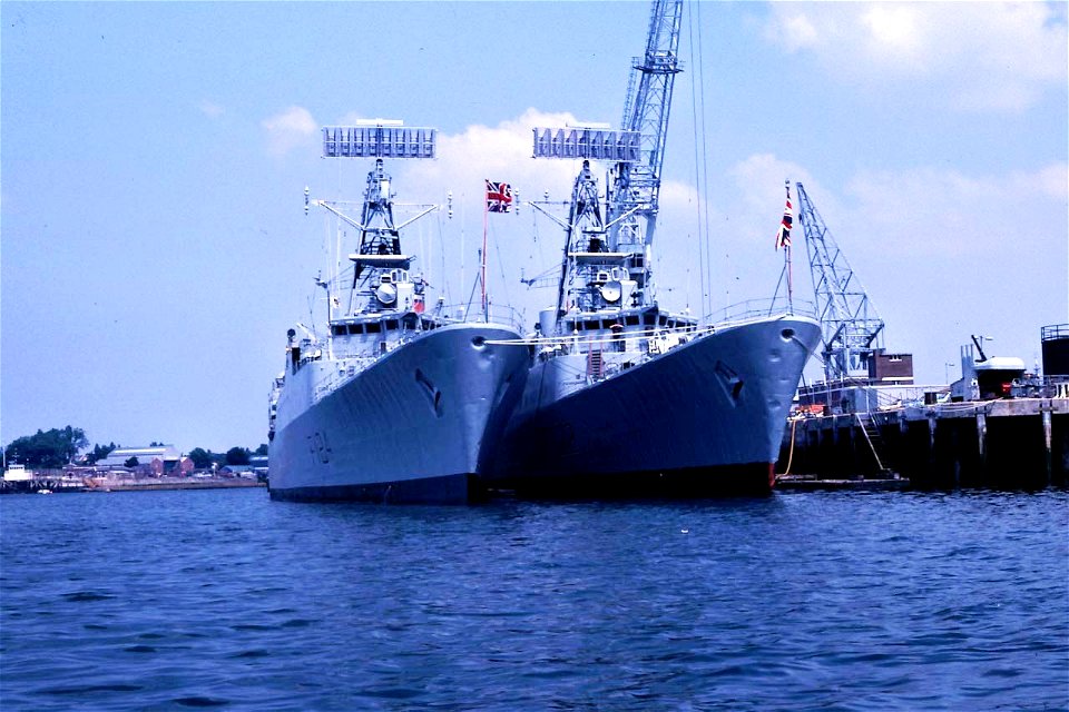 HMS Zulu and HMS Gurkha, Portsmouth 1983