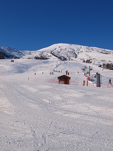 Landscape of the Sybelles, French Alps