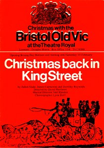 Bristol Old Vic Programme Christmas 1972
