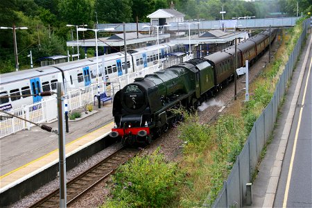 14 Aug 2016: Duchess of Sutherland on Cathedrals Express