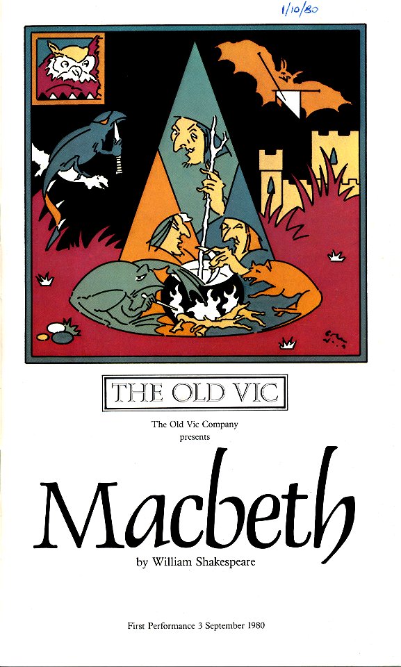 Macbeth: Old Vic (London) Programme, October 1980