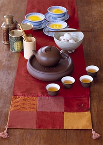 Set of China tea photo