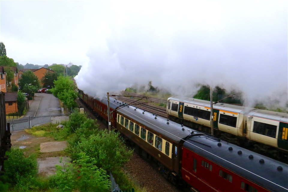 60103 Flying Scotsman at Oakleigh Park with 'The White Rose' photo