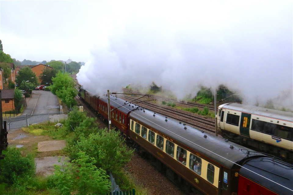 60103 Flying Scotsman at Oakleigh Park with 'The White Rose'