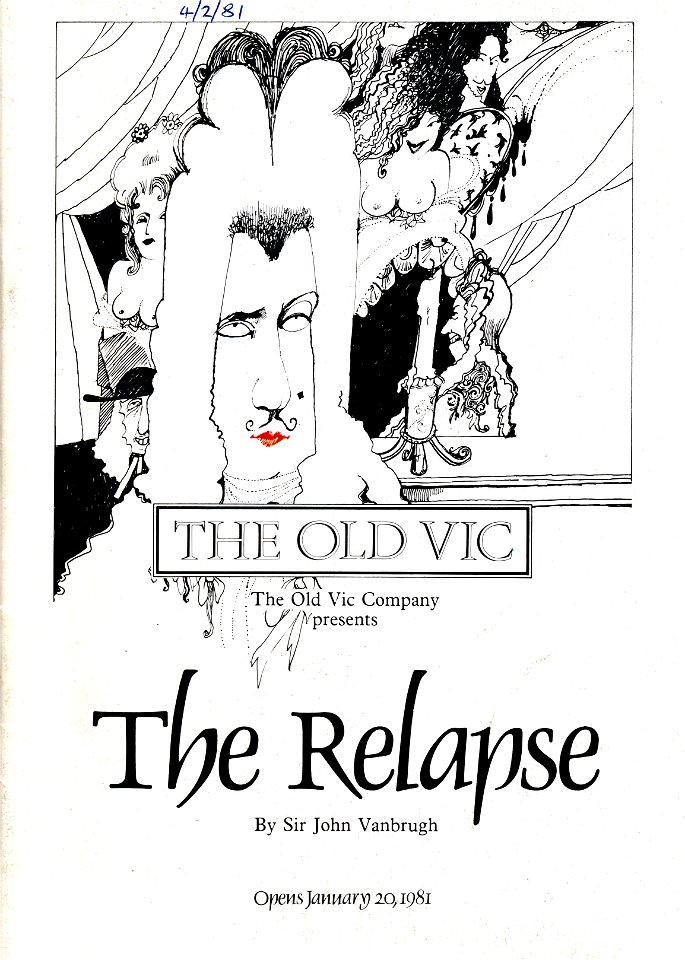 The Relapse: Old Vic (London) Programme, February 1981
