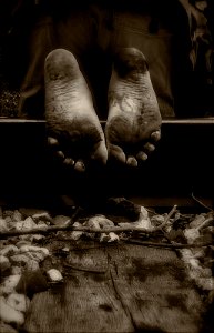 Timi's Dirty Bare Feet