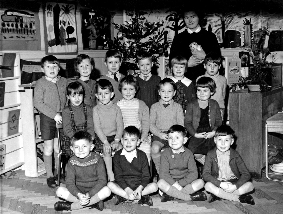 Fishponds College Infants School, Bristol. Christmas 1961