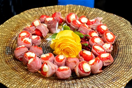 Prosciutto Wrapped Peppadew
