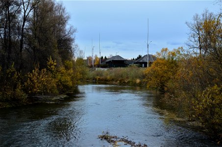 autumn on the river photo