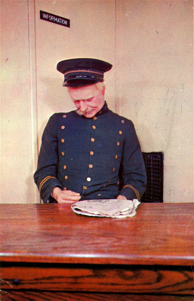 Sleeping Guide, Life Size Wax Figures, Historical Museum, Montreal, Quebec
