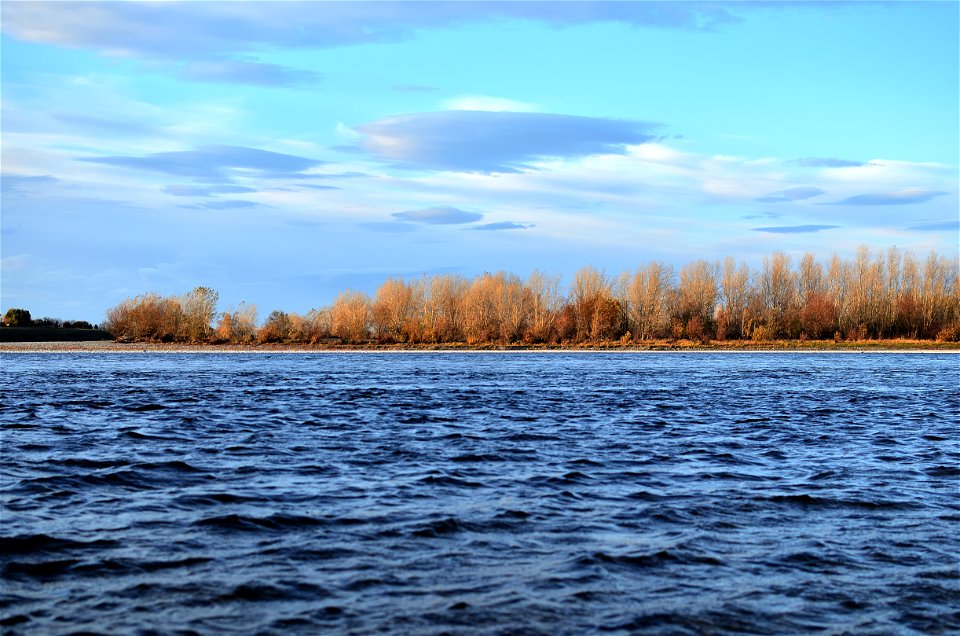 Autumn on the Yenisei River