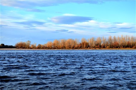 Autumn on the Yenisei River photo
