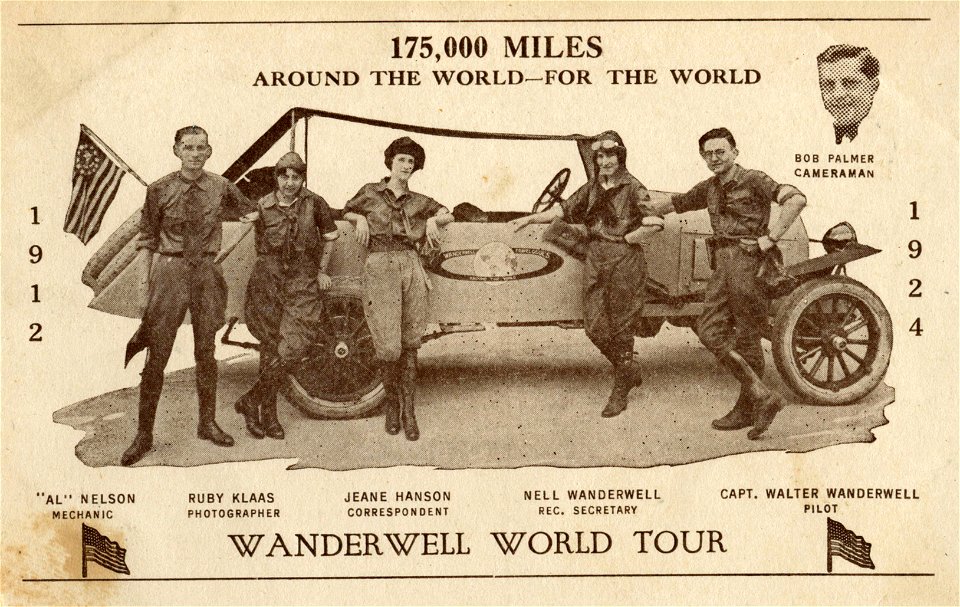 Wanderwell World Tour, Postcard