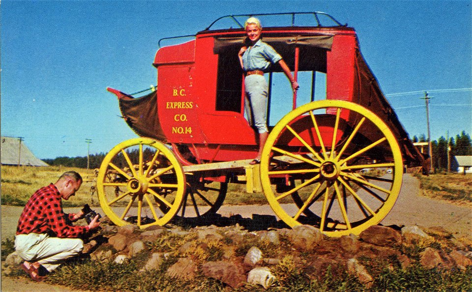 Original Cariboo Stage Coach, 100 Mile House, BC