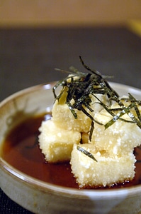 Japanese Food Appetizers Agendashi Tofu