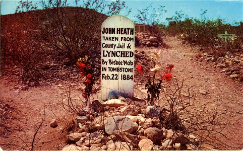 John Heath Grave, Tombstone, Arizona photo