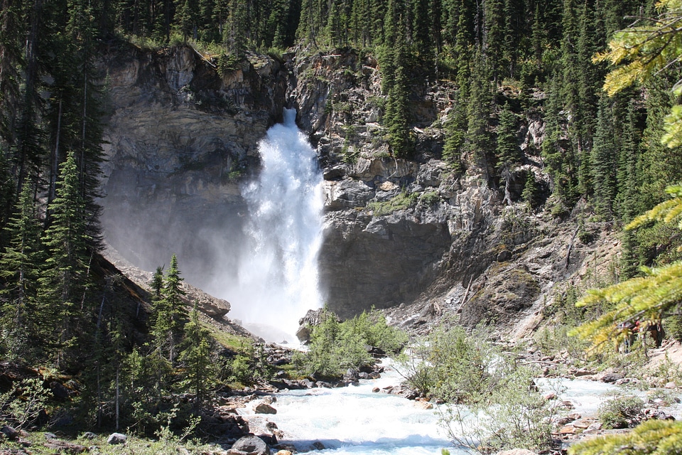 Scenic Kicking Horse River, Yoho National Park