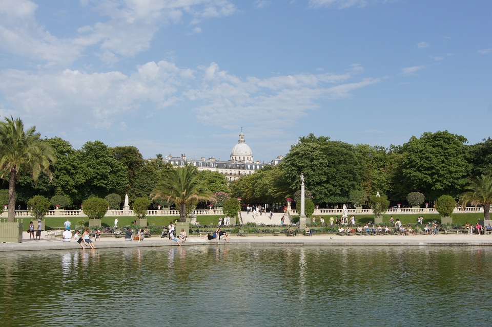 Luxembourg Garden(Jardin du Luxembourg) in Paris, France