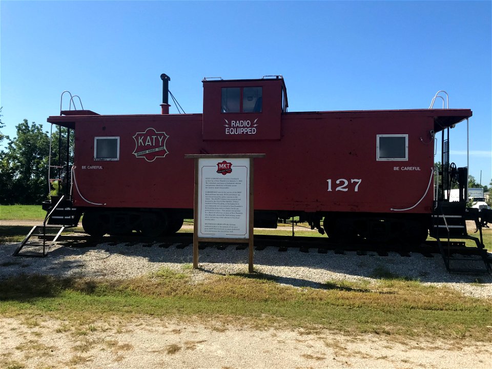 MKT Caboose near New Franklin Trailhead