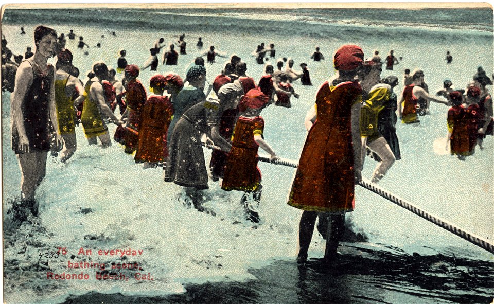Everyday Bathing Scene, Redondo Beach, California