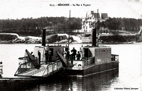 Benodet carte postale ancienne photo