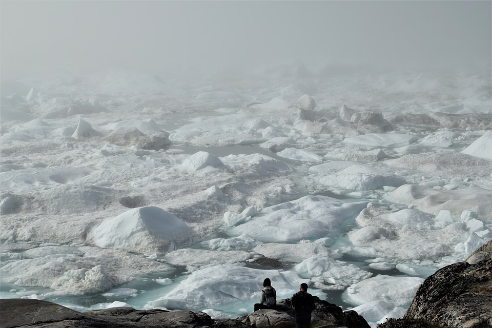 Greenland. Ilulissat. Ice field
