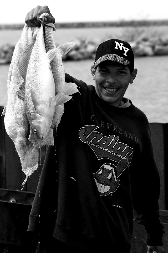Victorious Fisherman photo
