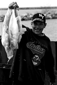 Victorious Fisherman photo