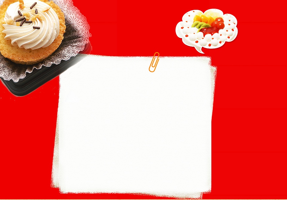 Empty Reminder With cookie, Vector Illustration