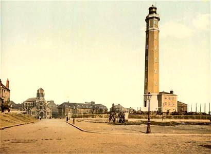Calais.Le phare, vers 1890