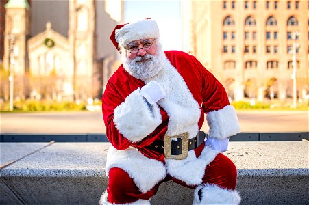 Cocoa with Santa Claus